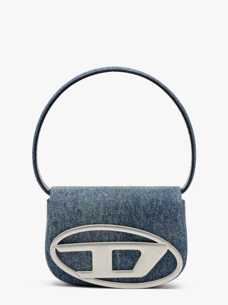 1DR denim shoulder bag