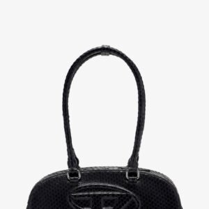 1DR python effect leather shoulder bag