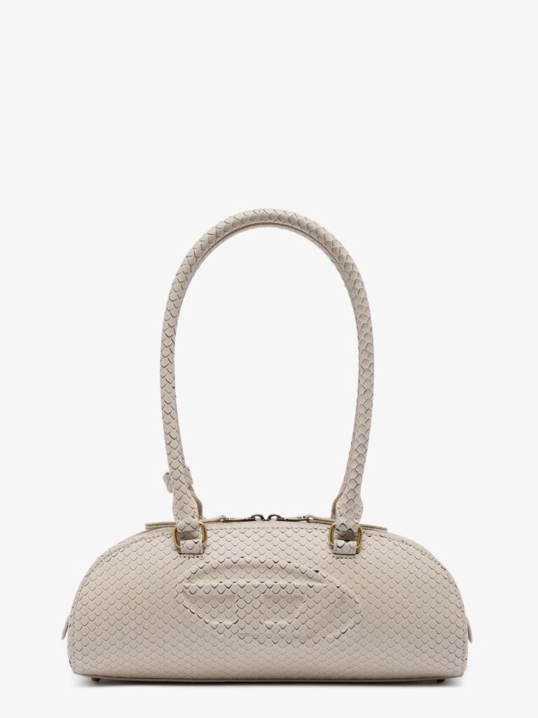 1DR python-effect leather shoulder bag