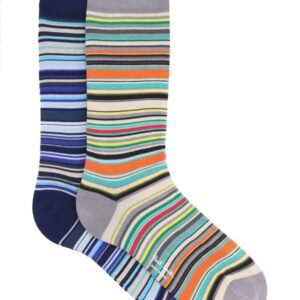 2-PACK STRIPED SOCKS
