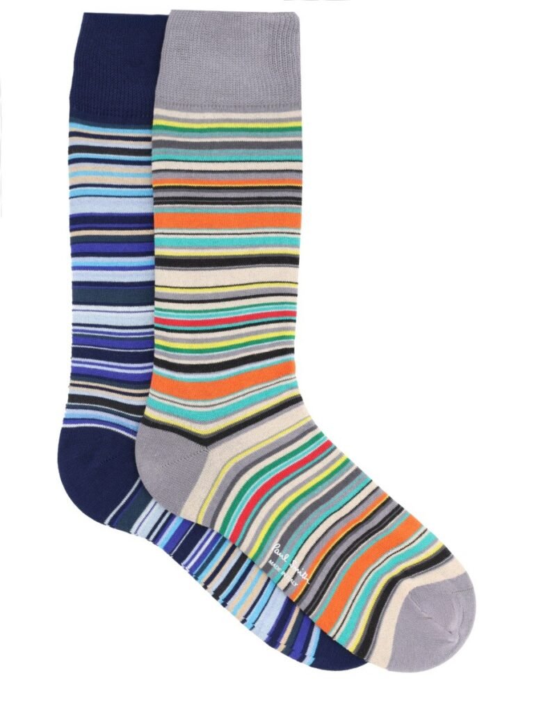 2-PACK STRIPED SOCKS