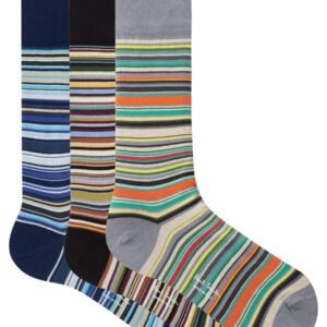 3-PACK STRIPED SOCKS