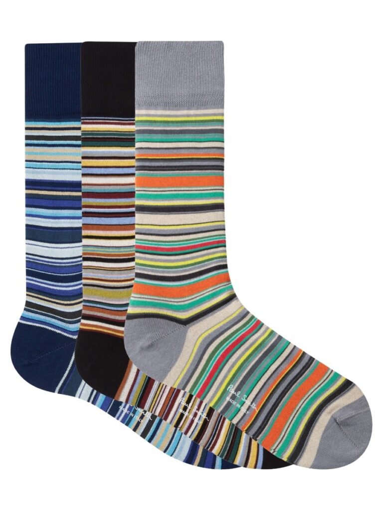 3-PACK STRIPED SOCKS