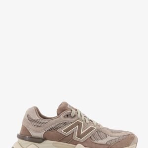 9060 mesh and suede low-top sneakers