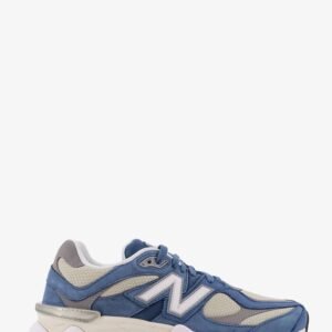 9060 mesh low-top sneakers with suede inserts