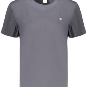 CALVIN KLEIN WOMEN'S SHORT-SLEEVE T-SHIRT GREY
