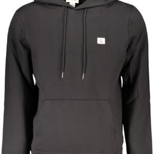 CALVIN KLEIN MEN'S BLACK ZIP-UP SWEATSHIRT