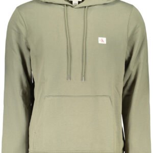 CALVIN KLEIN MEN'S ZIP-UP SWEATSHIRT, GREEN