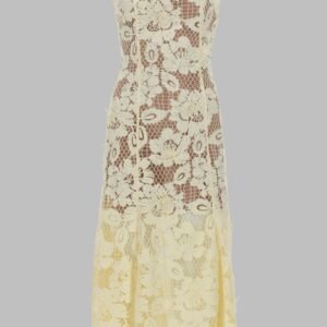 ABITO MIDI A FIORI CROCHET