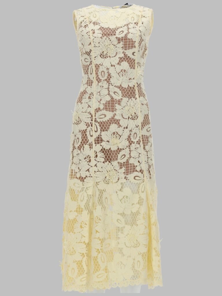 ABITO MIDI A FIORI CROCHET