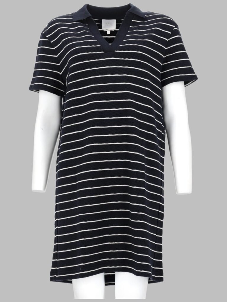 ABITO POLO A RIGHE