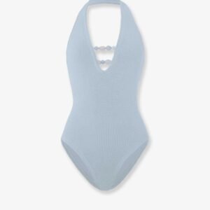 Adriana Crinkle fabric one-piece swimsuit