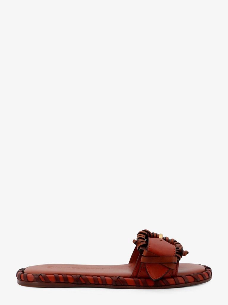 Alchemy leather sandals with woven details