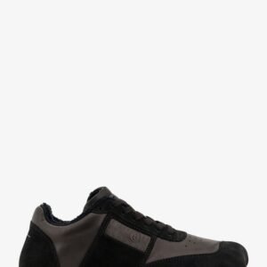Anatomic suede and leather sneakers