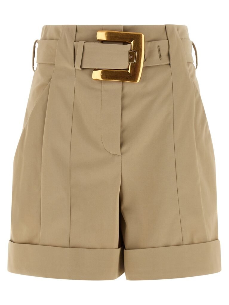 'Anthem' buckle shorts