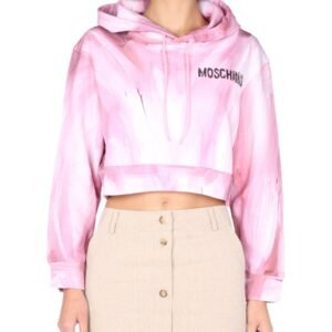 "ART THEME" CROPPED SWEATSHIRT