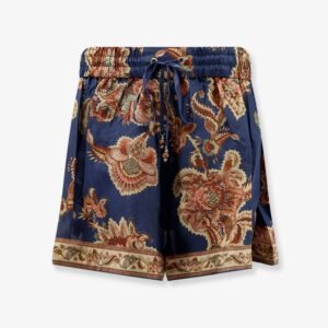 Aster Relaxed Silk Bermuda Shorts