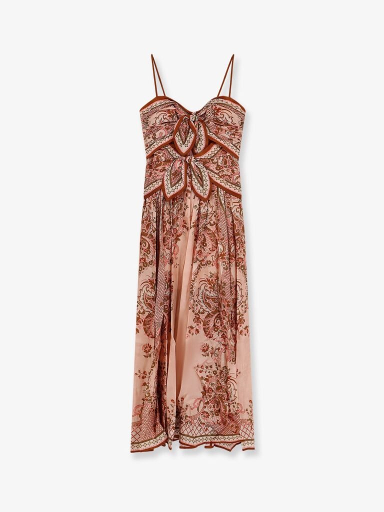 Aster Scarf silk dress