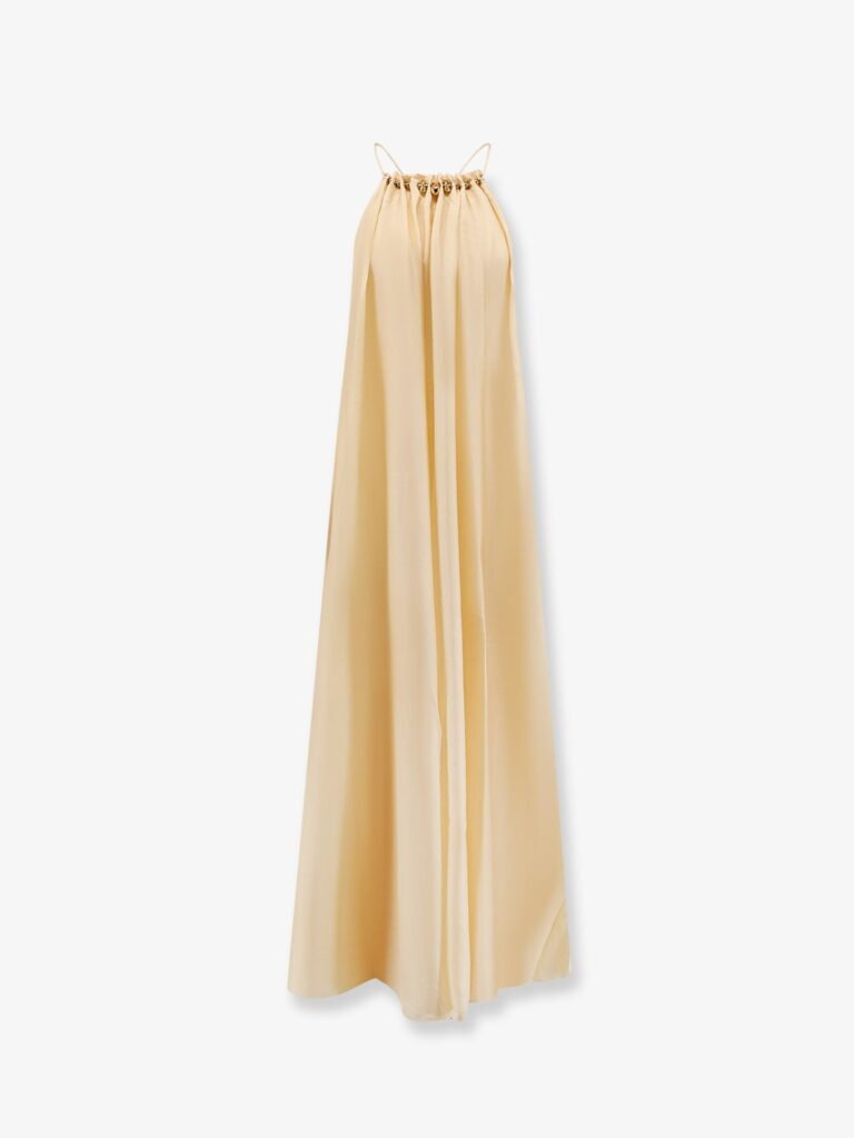 Aster silk long dress