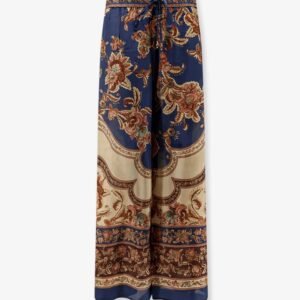 Aster silk trousers