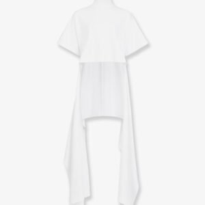 Asym cotton blend t-shirt
