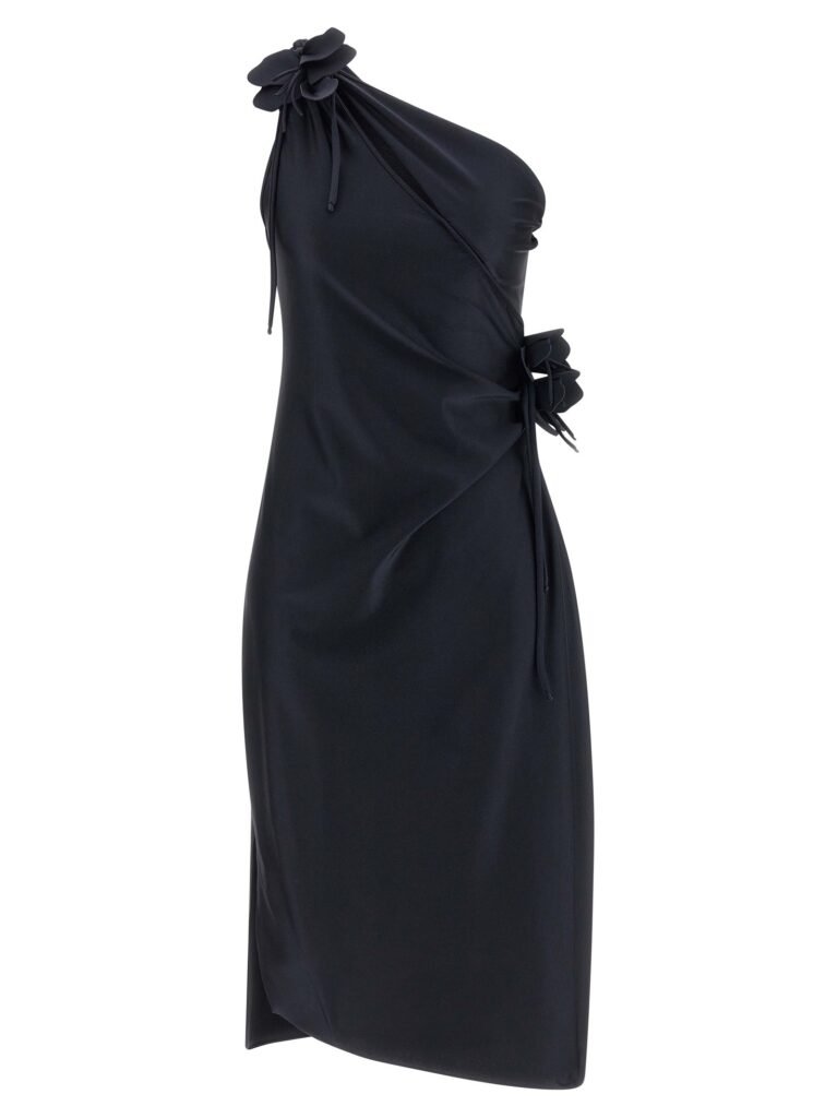 'Asymmetric Mini Flower' dress