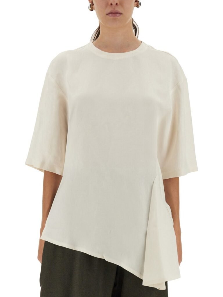 ASYMMETRICAL "VICHY" T-SHIRT