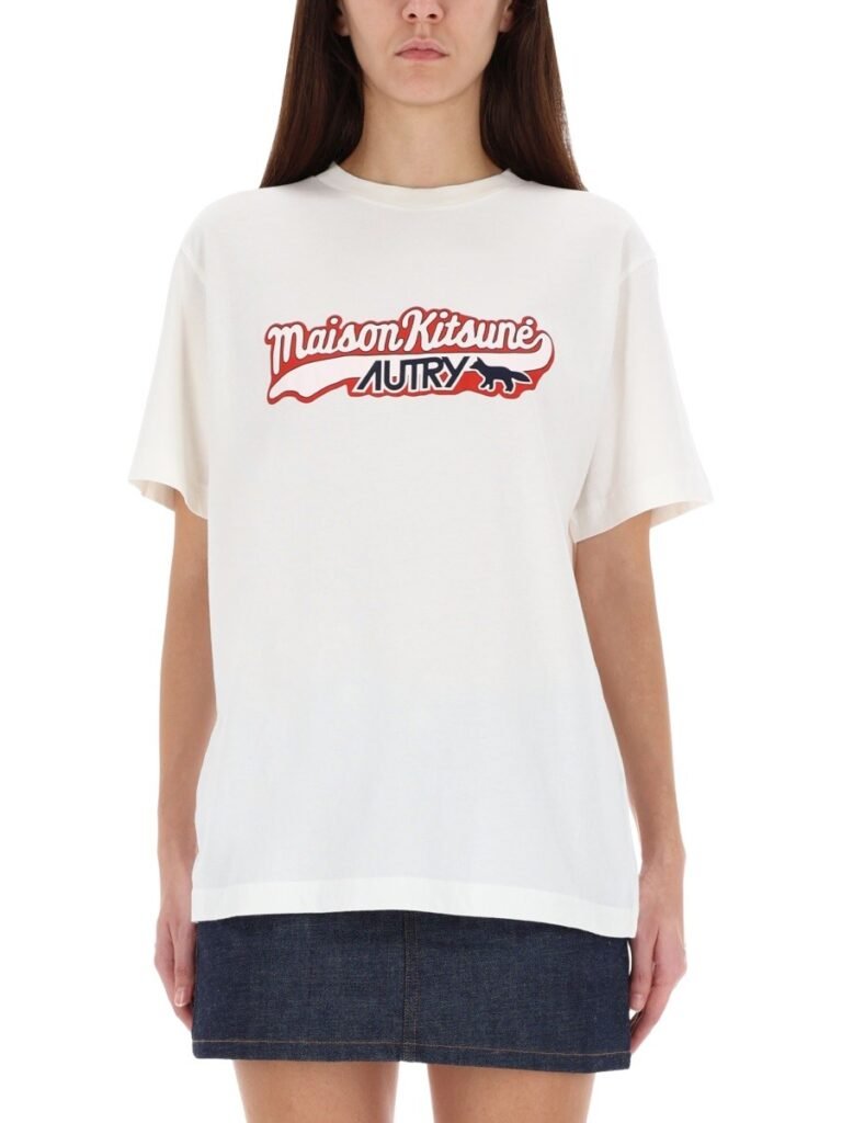 AUTRY X MAISON KITSUNÉ LOGO T-SHIRT