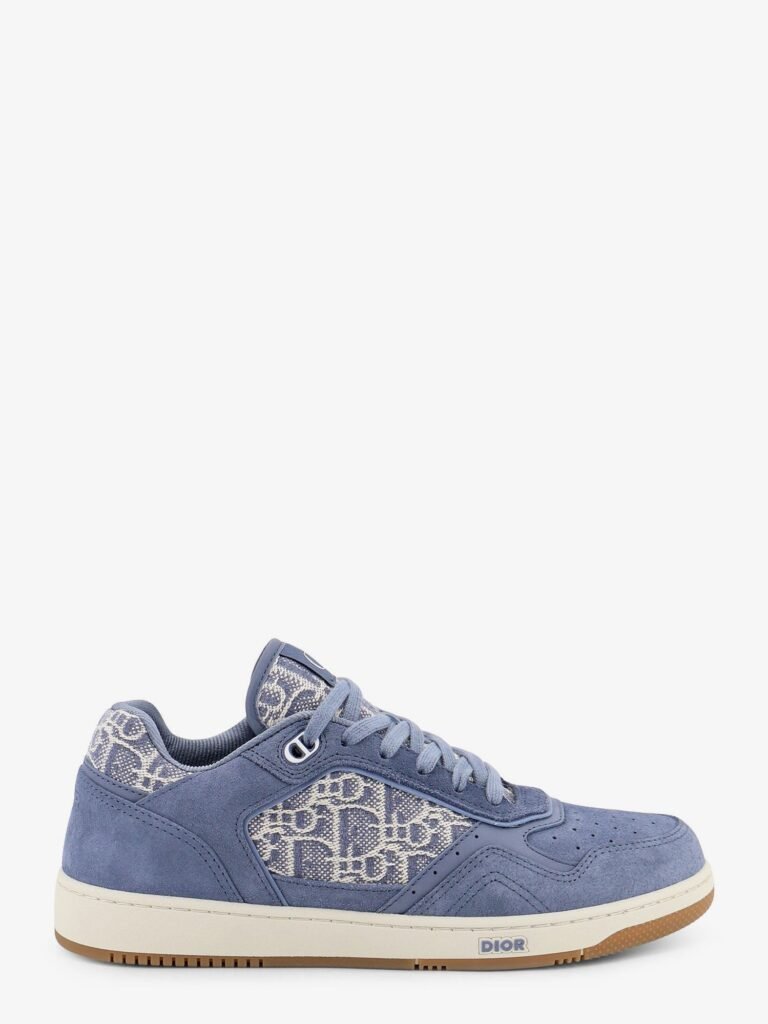 B27 Uptown Dior Oblique jacquard fabric and suede sneakers