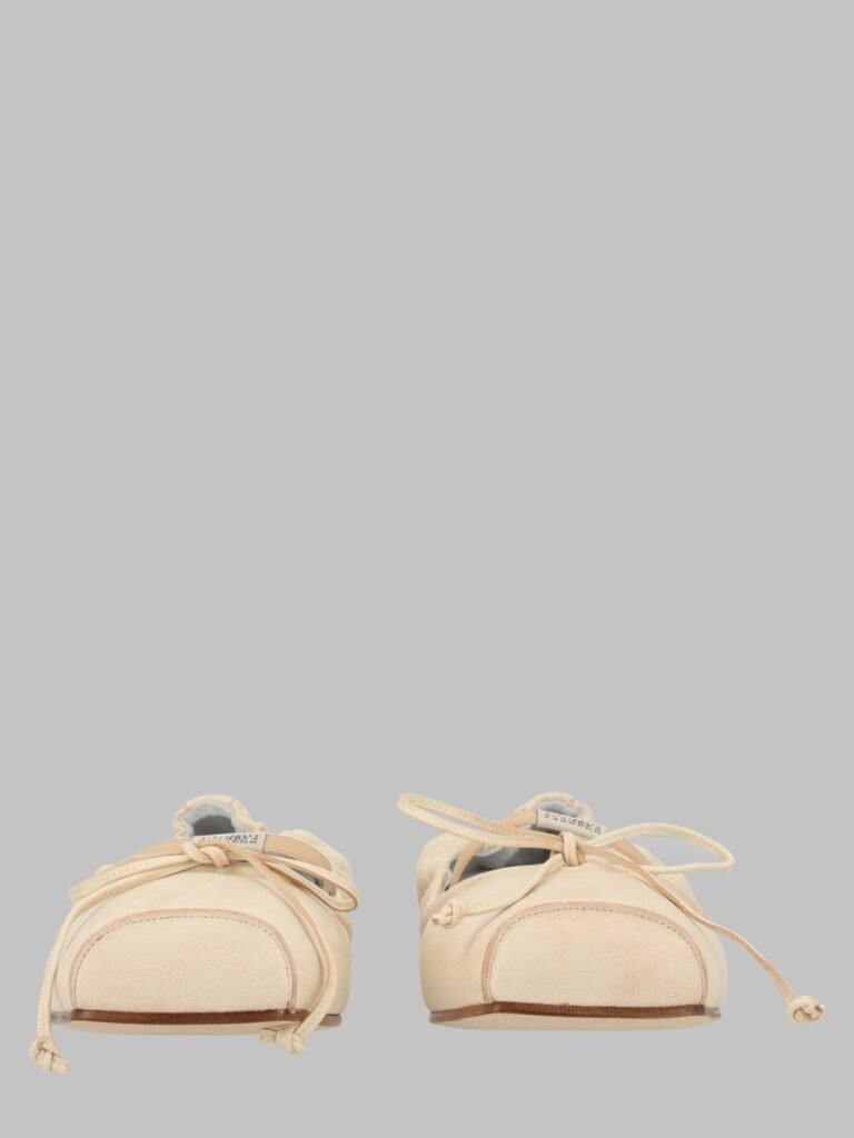 BALLERINA IN PELLE CON PUNTA SQUADRATA