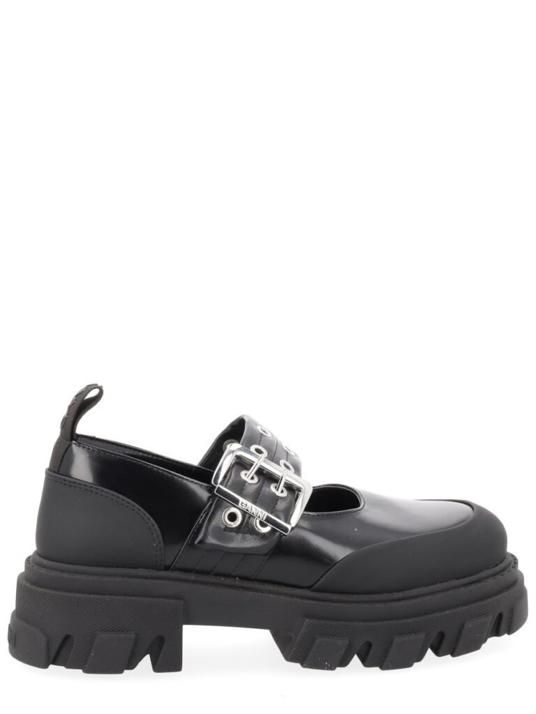 BALLERINA WITH LOGO BUCKLE
