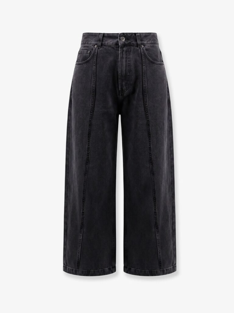 Balloon fit black denim jeans