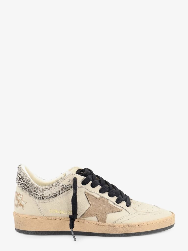 Ballstar leather sneakers with iconic side logo