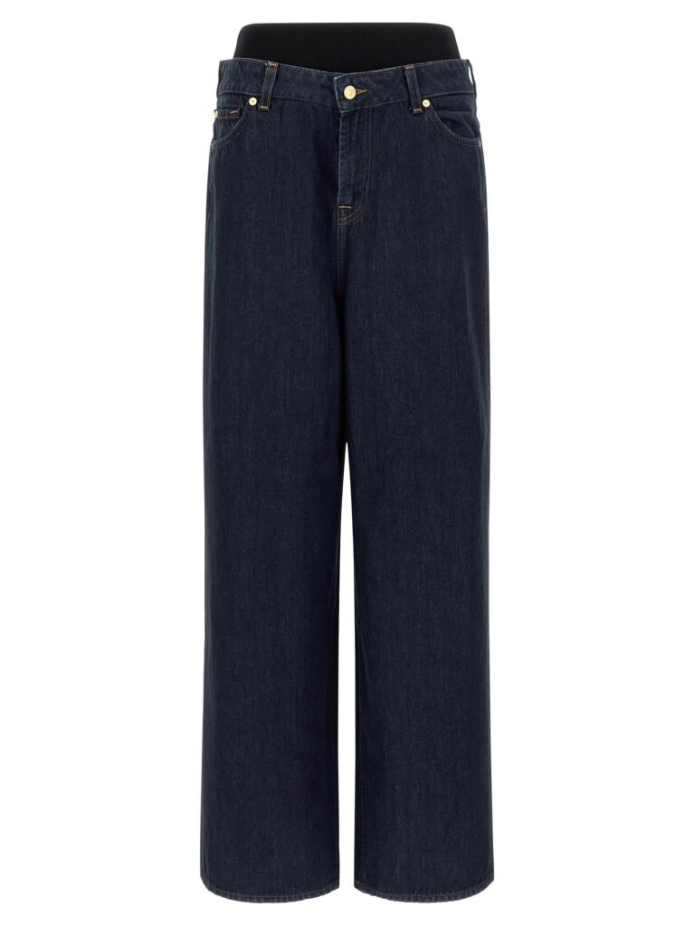 'Banded Slouchy Wide' jeans