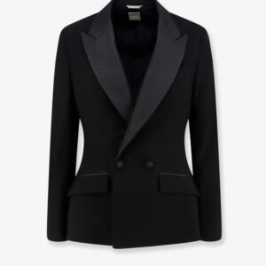 Bar virgin wool tuxedo blazer