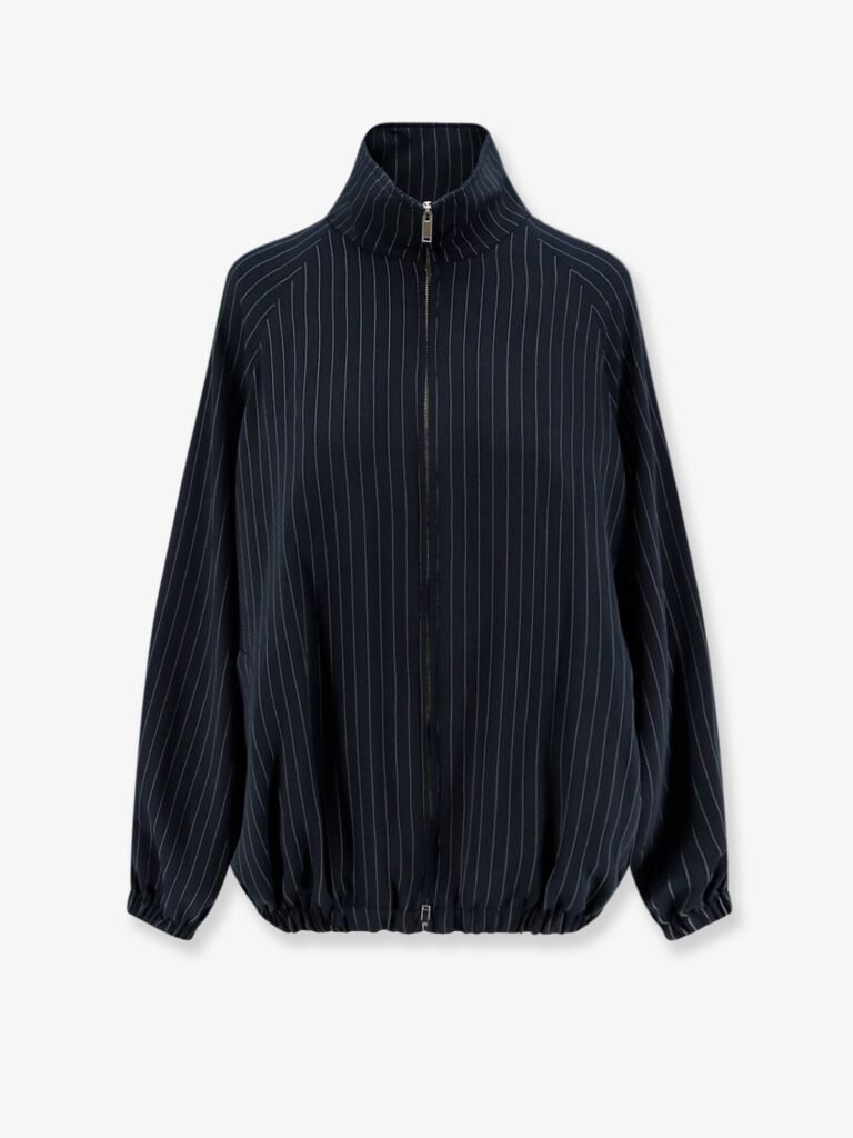 Baxter pinstripe recycled material jacket