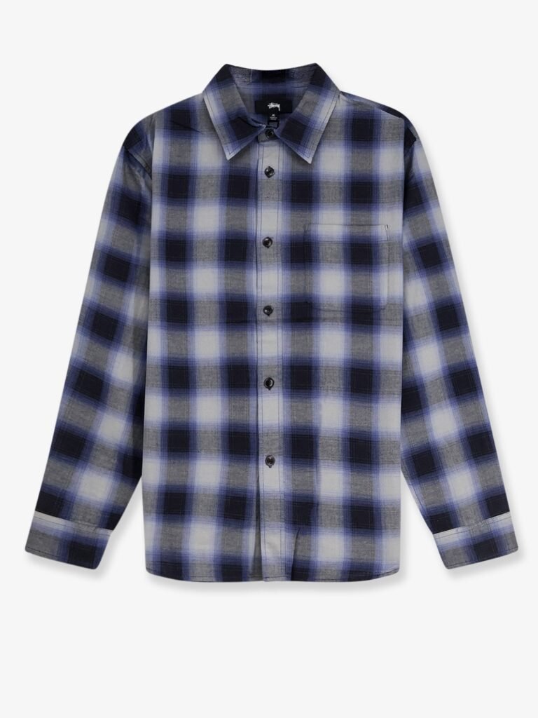 Beach Ombre Plaid madras cotton shirt