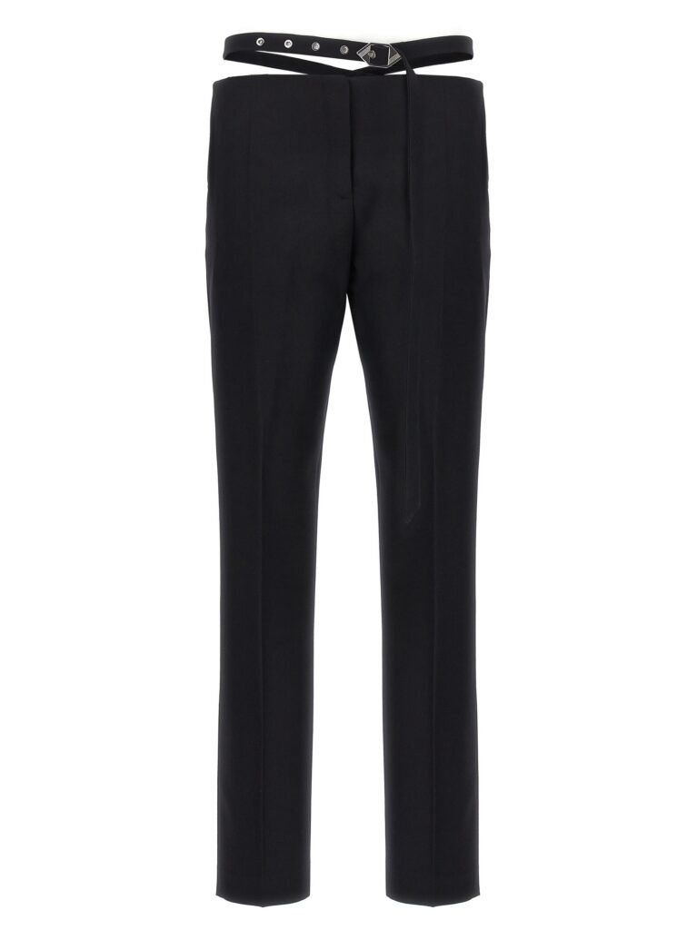 Belt detail trousers