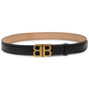 BELT WITH LOGO BUCKLE