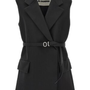 Belt wool vest