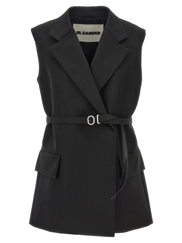 Belt wool vest