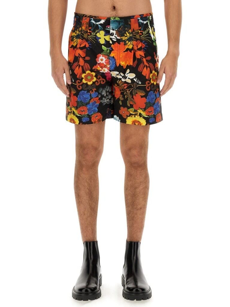 BERMUDA WITH FLORAL PATTERN