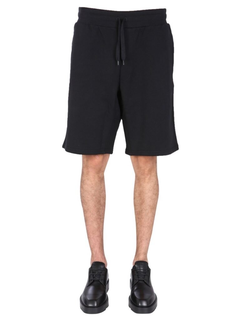 BERMUDA WITH LOGO EMBROIDERED
