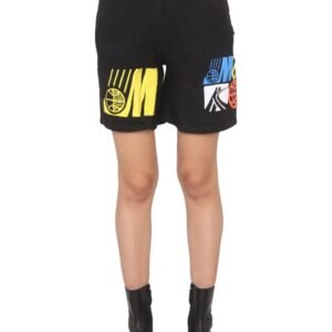 BERMUDA WITH LOGO PRINT