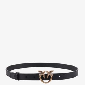 Berry leather belt