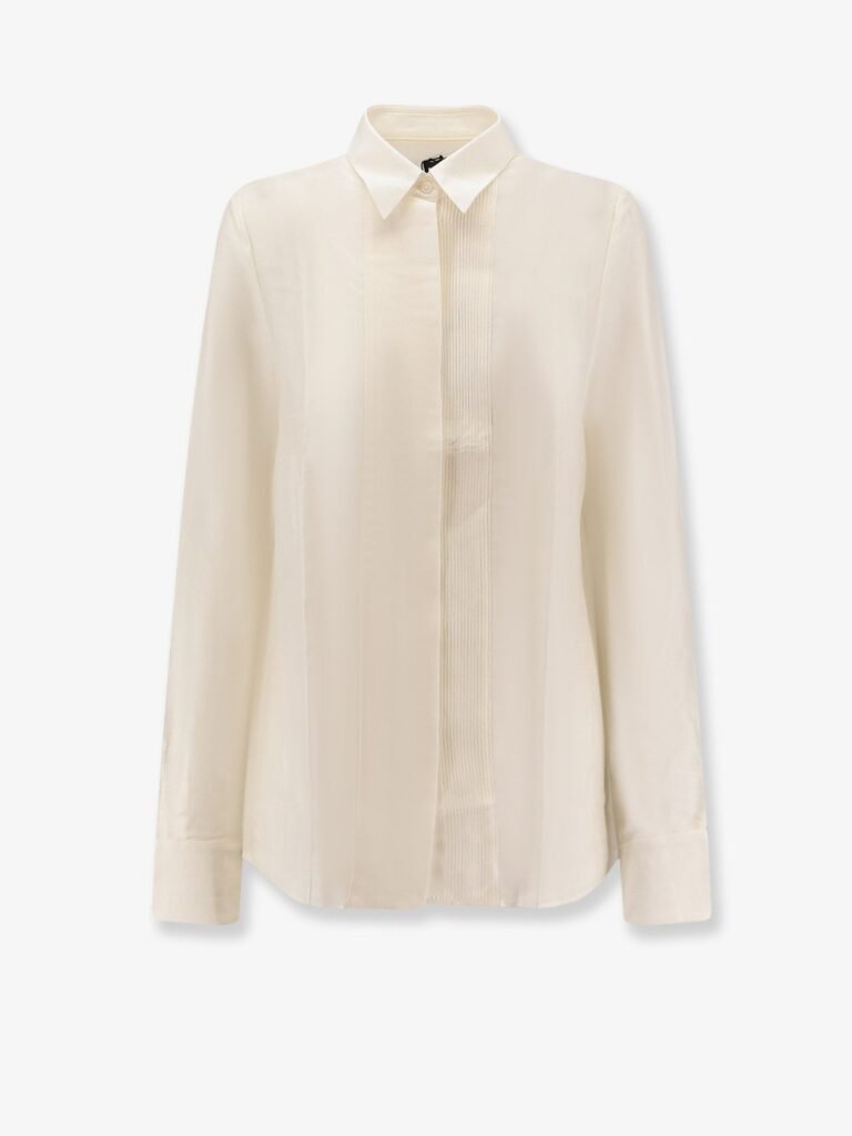 Bisina Wednesday lyocell, silk and wool shirt