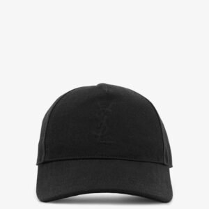 Black denim hat