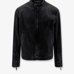 Black denim jacket certified cotton jacket with a faded effect