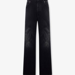 Black denim jeans