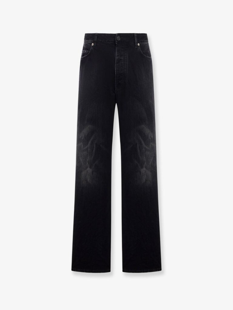 Black denim jeans